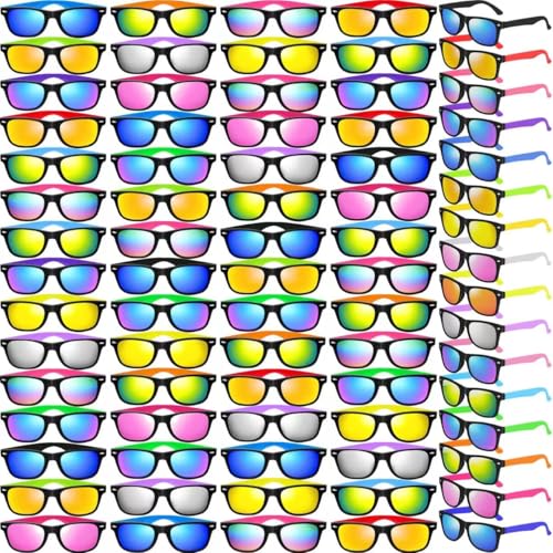 Oleitodh 96 Stück Kinder-Sonnenbrillen, Partygeschenke, Neon-Sonnenbrillen, Kinder, Jungen, Mädchen, Packung für Geschenktüten, Sommer, Strand, Pool, Geburtstagsparty-Zubehör Oleitodh 96 Stück Kinder-Sonnenbrillen, Partygeschenke, Neon-Sonnenbrillen, Kinder, Jungen, Mädchen, Packung für Geschenktüten, Sommer, Strand, Pool, Geburtstagsparty-Zubehör von Oleitodh
