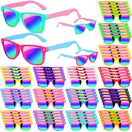 Oleitodh 96 Stück Kinder-Sonnenbrillen, Partyzubehör, Neon-Sonnenbrillen für Kinder, Großpackung mit 16 Farben, Kinder-Sonnenbrillen für Jungen und Mädchen, Packung für Geschenktüten, Sommer, Strand Oleitodh 96 Stück Kinder-Sonnenbrillen, Partyzubehör, Neon-Sonnenbrillen für Kinder, Großpackung mit 16 Farben, Kinder-Sonnenbrillen für Jungen und Mädchen, Packung für Geschenktüten, Sommer, Strand von Oleitodh