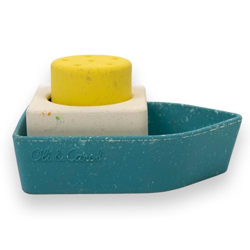 Oli & Carol Boot aus recyceltem Gummi 3in1 Badespielzeug Stapelspielzeug Gelb Oli & Carol Boot aus recyceltem Gummi 3in1 Badespielzeug Stapelspielzeug Gelb von Oli & Carol