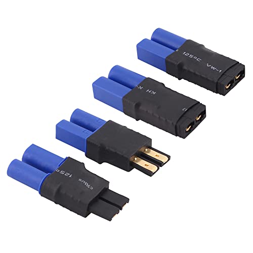 OliRC 4pcs RC Battery Connector Adapter for TRX to EC5 Style Male Female (C177-4) von OliRC