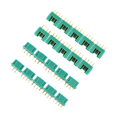 OliYin 10 Paar MPX M6 Stecker Stecker Multiplex Buchse für RC Lipo Akku Quadcopter/Buggy 6M OliYin 10 Paar MPX M6 Stecker Stecker Multiplex Buchse für RC Lipo Akku Quadcopter/Buggy 6M von OliYin