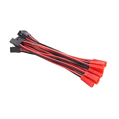 OliYin 10 Stück JR Futaba Männlichen Servo Stecker Verbinder zu JST Weibliche Adapter Kabel 20awg 10 cm Silikon Draht für RC Lipo Batterie OliYin 10 Stück JR Futaba Männlichen Servo Stecker Verbinder zu JST Weibliche Adapter Kabel 20awg 10 cm Silikon Draht für RC Lipo Batterie von OliYin