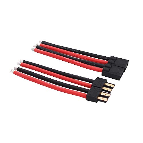 OliYin 2 Paar TRX Männlichen Weiblich Stecker Kabel mit 12awg 10 cm Slicone-Kabel für RC LiPo Batterie FPV Turnigy/Zippy OliYin 2 Paar TRX Männlichen Weiblich Stecker Kabel mit 12awg 10 cm Slicone-Kabel für RC LiPo Batterie FPV Turnigy/Zippy von OliYin
