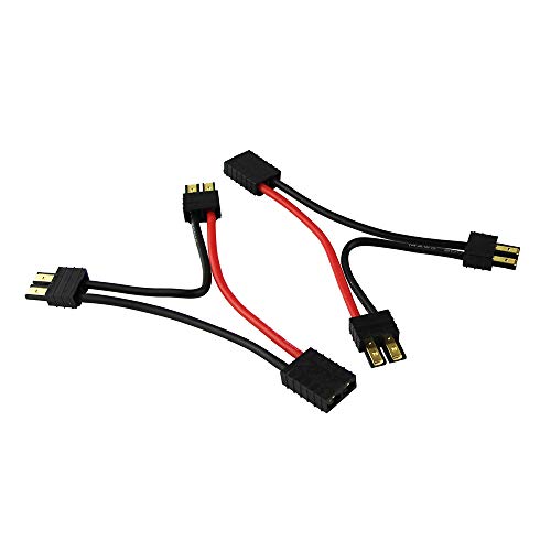 OliYin 2 stücke TRX 2-männlich zu 1-Weibliche Serie 3,93 "14awg TRX Stecker Adapter für E Revo LiPO Slash (Packung von 2) von OliYin