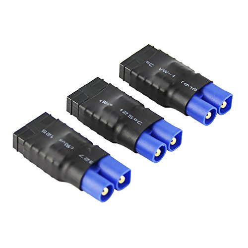 OliYin 3 stücke Männlich EC3 Losi zu Weiblich TRX Stecker Adapter für Revo LiPO Batterie(Packung 3) von OliYin