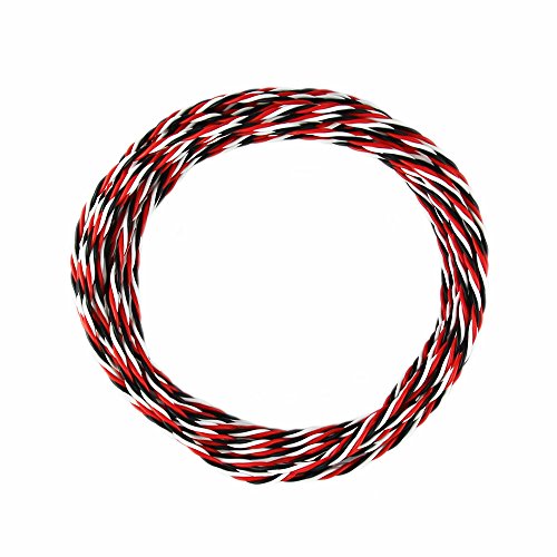 OliYin 32 Fuß 26AWG 26# Twist Servo Verlängerungskabel Futaba Twisted Wire Blei für RC Flugzeug Zubehör OliYin 32 Fuß 26AWG 26# Twist Servo Verlängerungskabel Futaba Twisted Wire Blei für RC Flugzeug Zubehör von OliYin