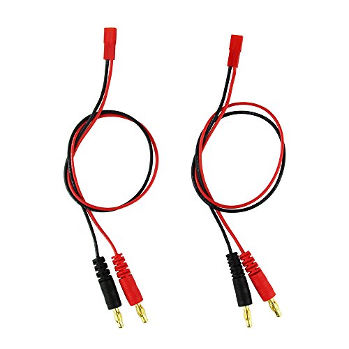 OliYin 4mm 4,0mm Männlichen Bananenstecker Lade Führen zu JST 20awg Weichen Silizium Ladekabel Draht 30 cm 11,8 Zoll Lipo Teile für RC (Packung von 2) von OliYin