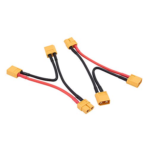 OliYin XT-60 / XT60-Serie/serieller Batterieanschluss mit 14 AWG 10 cm Kabel für Turnigy OliYin XT-60 / XT60-Serie/serieller Batterieanschluss mit 14 AWG 10 cm Kabel für Turnigy von OliYin