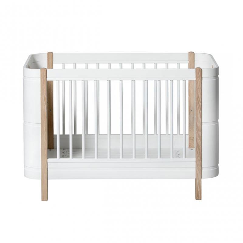 Oliver Furniture Kinderbett Wood Mini+ Weiß/Eiche von Oliver Furniture