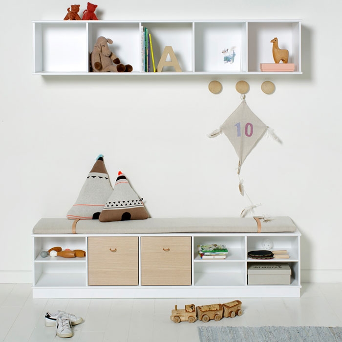 Oliver Furniture Sockel für breite Wood Regale von Oliver Furniture