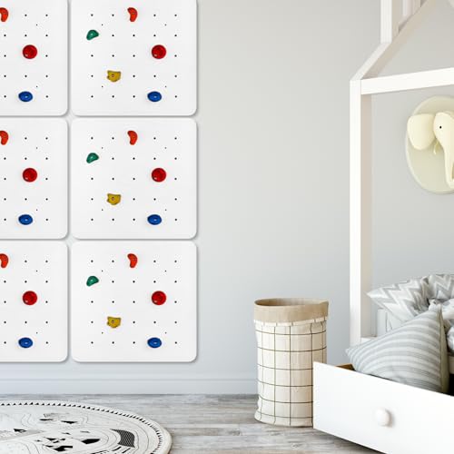 OliwoodCnc Kletterwand für Kinder, Klettergerüst Indoor, Weiße Kletterpaneele, Klettern mit Klettergriffe, Kinderzimmer Kletterwand, 1 St OliwoodCnc Kletterwand für Kinder, Klettergerüst Indoor, Weiße Kletterpaneele, Klettern mit Klettergriffe, Kinderzimmer Kletterwand, 1 St von OliwoodCnc