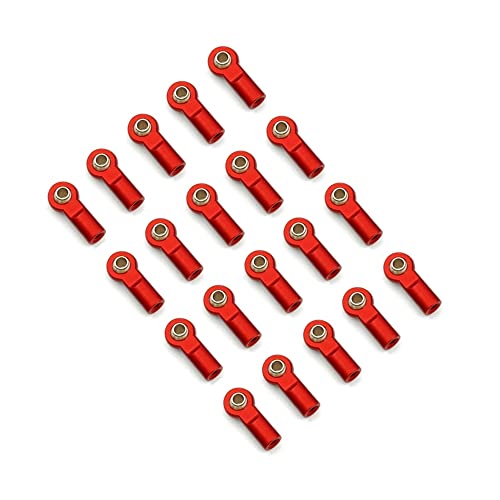 Olsixxuuk 20 StüCke Metall Spurstangenkopf Kugelgelenk Link Kugelkopf für 1/10 RC Auto Crawler AXIAL SCX10 Trx4 D90 CC01,2 Olsixxuuk 20 StüCke Metall Spurstangenkopf Kugelgelenk Link Kugelkopf für 1/10 RC Auto Crawler AXIAL SCX10 Trx4 D90 CC01,2 von Olsixxuuk