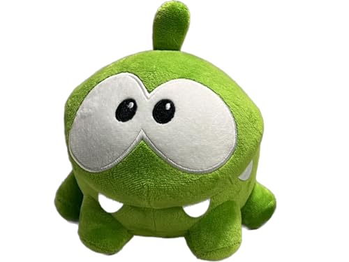 Om Nom Plüschtier – 20 cm | Offiziell Lizenziertes Cut The Rope Stofftier | Weiches & Kuscheliges Plüschtier für Kinder & Sammler | Niedliches & Umarmbares Geschenk für Jungen & Mädchen von Om Nom
