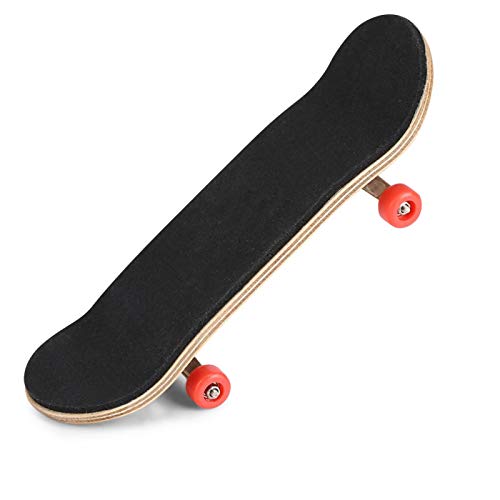 1Pc Maple Professional Holz + Legierung Griffbrett Finger Skateboards Winzige Box Reduzieren Sie den Druck Kinder Geschenke Party Gefälligkeiten(rot) von Omabeta
