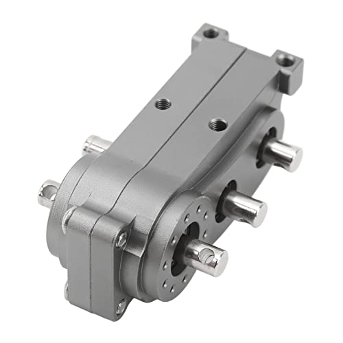 Omabeta 2 Geschwindigkeitsgetriebekoffer, CNC -bearbeitete Anodierte Legierung, RC -Teile für SCX10 -Kletterer, 313 Mm Radstandsrahmen mit, für 1/10 RC -Auto (Ti Farbe) von Omabeta