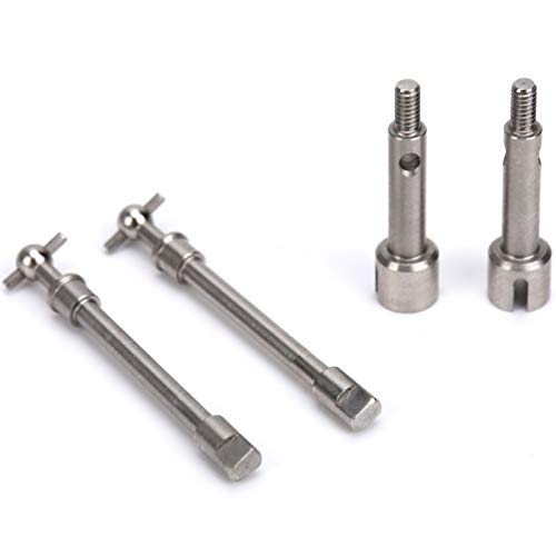 Omabeta Edelstahl -Stahl -Vorderantriebswelle Hundeknochenersatz für Axiale SCX24 90081 1/24 RC -Auto mit CNC -Bearbeitung, Erhöhung der Lenkung für Axiale SCX24 90081 1/24 RC -Auto Omabeta Edelstahl -Stahl -Vorderantriebswelle Hundeknochenersatz für Axiale SCX24 90081 1/24 RC -Auto mit CNC -Bearbeitung, Erhöhung der Lenkung für Axiale SCX24 90081 1/24 RC -Auto von Omabeta
