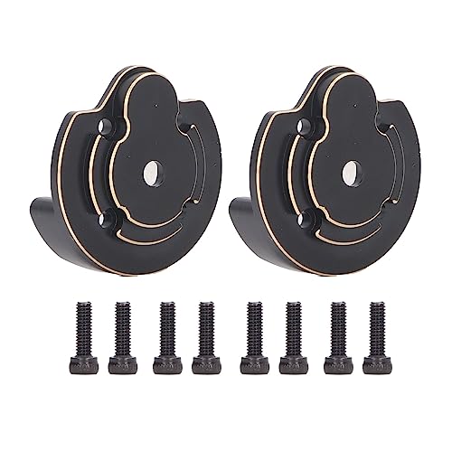 Omabeta Messing -Außenportalabdeckungen mit Gegengewicht, Erhöhung der Stabilitätskletterfähigkeit, für Axiale 1/18 UTB18 Capra RC Crawler Car Model Accessoire von Omabeta
