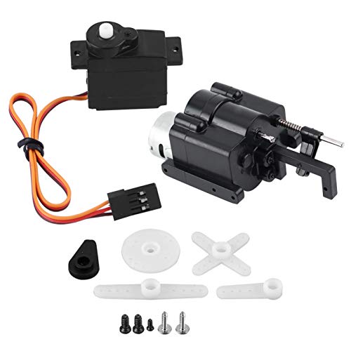 Omabeta Servo Speed ​​Transfer Getriebe Getriebe Getriebe mit Servo RC Schaltgetriebe für WPL RC Car von Omabeta