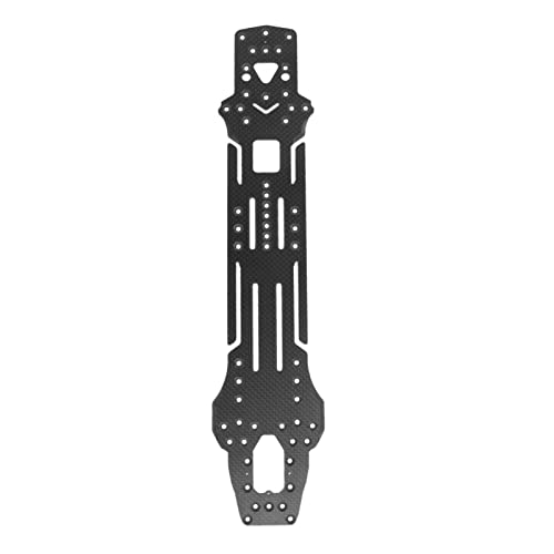 RC Chassis Battery Bracket Kit Verbesserung der Leistung Kohlefaser -RC -Zubehör Licht und Robust mit Flexibilität für 3 Rennsport D5v2 1: 10 Driftauto (Schwarz) von Omabeta