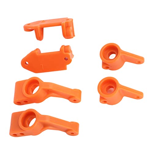 RC -Lenkbecher Hinterachetbecher, Leichte Upgrades für Rustler Stampede Slash 2 Radantrieb 1/10 RC -Auto, Genauigkeit und Stabilität (Orange) von Omabeta