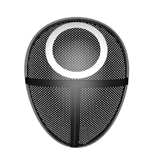 Circle Game Mask, Costume Masked Man Game 2021, Halloween Party Face Mask Circle/Round Mask Party Cosplay Mask Horror Fun TV Show Character… Circle Game Mask, Costume Masked Man Game 2021, Halloween Party Face Mask Circle/Round Mask Party Cosplay Mask Horror Fun TV Show Character… von Omana