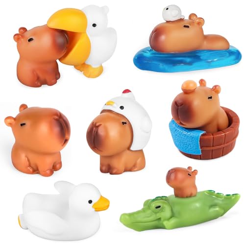 Omnikryp 10 Stück Mini Capybara, Capybara Figuren aus Resin, Mini Wasserschwein Figuren, Capibara Miniaturfiguren für Torte, Bonsai, Miniaturlandschaft, Schreibtisch, Puppenhäuser Omnikryp 10 Stück Mini Capybara, Capybara Figuren aus Resin, Mini Wasserschwein Figuren, Capibara Miniaturfiguren für Torte, Bonsai, Miniaturlandschaft, Schreibtisch, Puppenhäuser von Omnikryp