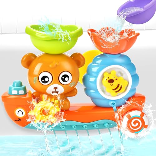 Omnikryp Badespielzeug, Badewannenspielzeug, Saugnapf Spielzeug, Wandmontiertes Baby, Spray Wasserspielzeug Baby Badespielzeug, Spielzeug ab 3 Jahre Omnikryp Badespielzeug, Badewannenspielzeug, Saugnapf Spielzeug, Wandmontiertes Baby, Spray Wasserspielzeug Baby Badespielzeug, Spielzeug ab 3 Jahre von Omnikryp
