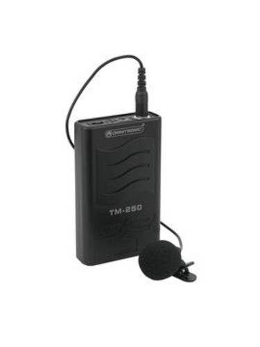 Omnitronic TM-250 Ansteck Sprach-Mikrofon Übertragungsart (Details):Funk von Omnitronic