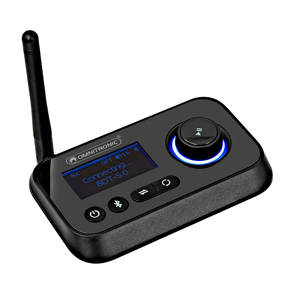 Omnitronic BDT-5.0 Bluetooth 5.0 Transceiver Media Player von Omnitronic