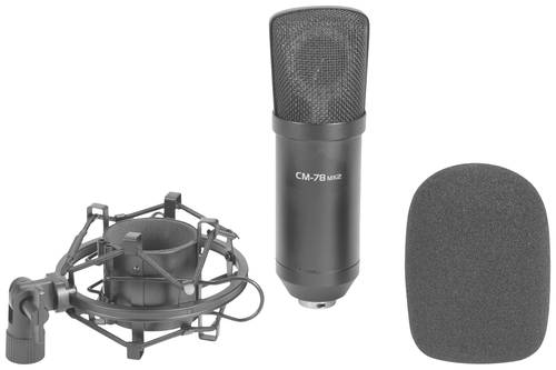 Omnitronic CM-78MK2 Stand Studiomikrofon Übertragungsart (Details):Kabelgebunden inkl. Windschutz von Omnitronic