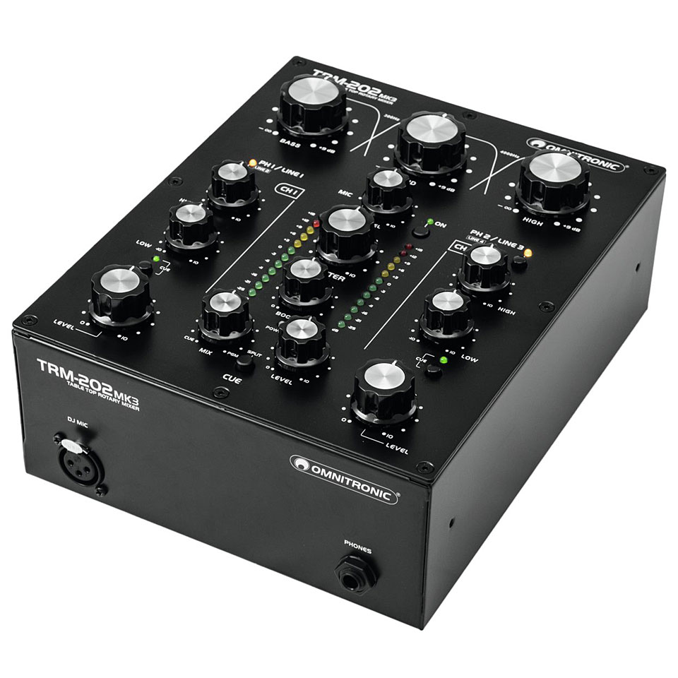 Omnitronic TRM-202 Mk3 DJ-Mixer von Omnitronic