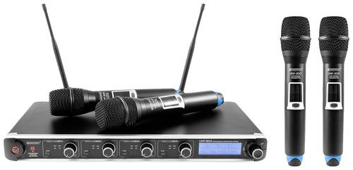 Omnitronic UHF-304 Hand Mikrofon-Set Übertragungsart (Details):Funk Metallgehäuse von Omnitronic