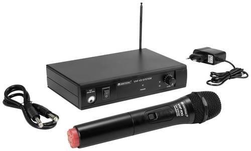 Omnitronic VHF-101 Hand Sprach-Mikrofon Übertragungsart (Details):Funk von Omnitronic