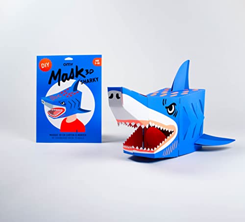 OMY - 3D-Maske aus Karton – Sharky OMY - 3D-Maske aus Karton – Sharky von Omy