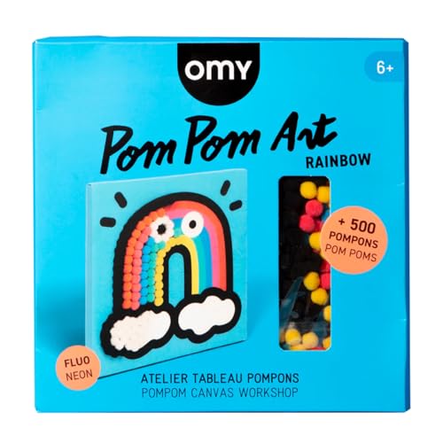 Omy Pom Pom Art – Regenbogen von Omy