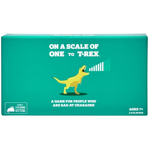 Exploding Kittens On a Scale of One to Trex by Exploding Kittens - Card Games for Adults Teens & Kids - Fun Family Games von Exploding Kittens