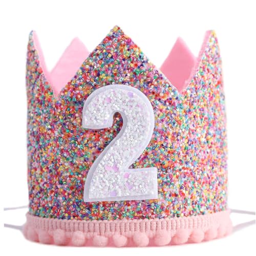 OnIUeZky Baby Girls 2. Geburtstagsfeier Hut Verstellbares Sparkle Tiara Stirnbänder Babys Geburtstagsrequisiten OnIUeZky Baby Girls 2. Geburtstagsfeier Hut Verstellbares Sparkle Tiara Stirnbänder Babys Geburtstagsrequisiten von OnIUeZky