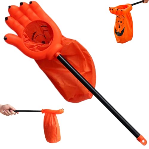 OnIUeZky Halloween Treat Bags Polyester Orange Kürbispalme mit 9, 9 x 7, 1 Halloween-Taschen, große, breite Mundbonbon, Partybevorzugungen für Trick-or-Treating. OnIUeZky Halloween Treat Bags Polyester Orange Kürbispalme mit 9, 9 x 7, 1 Halloween-Taschen, große, breite Mundbonbon, Partybevorzugungen für Trick-or-Treating. von OnIUeZky