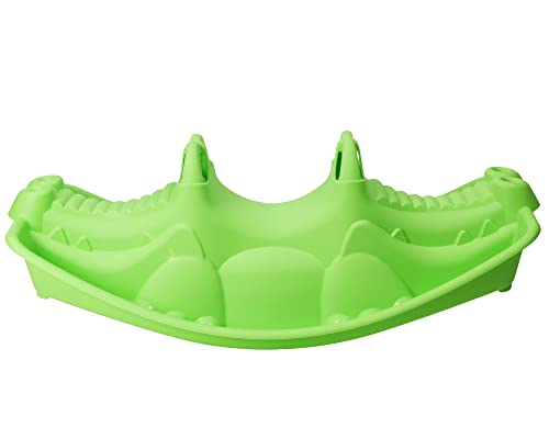 Ondis24 Krokodilwippe Apfelgrün - Wippe Kinder Outdoor Spielzeug, Für Bis Zu 3 Kinder Ab 24 Monaten, Belastbar Bis 150Kg, Mit Griffen Und Stoppern, Perfekter Spielspaß Für aufgeregte kleine Entdecker Ondis24 Krokodilwippe Apfelgrün - Wippe Kinder Outdoor Spielzeug, Für Bis Zu 3 Kinder Ab 24 Monaten, Belastbar Bis 150Kg, Mit Griffen Und Stoppern, Perfekter Spielspaß Für aufgeregte kleine Entdecker von Ondis24