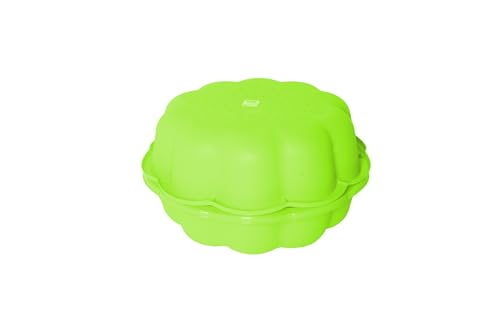 Ondis24 Wassermuschel Sandmuschel Sandkasten aus Kunststoff Blumendesign (apfelgrün, 2 teilig) von Ondis24