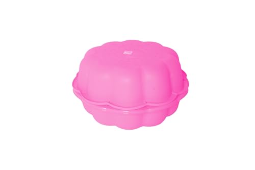 Ondis24 Wassermuschel Sandmuschel Sandkasten aus Kunststoff Blumendesign (pink, 2 teilig) von Ondis24