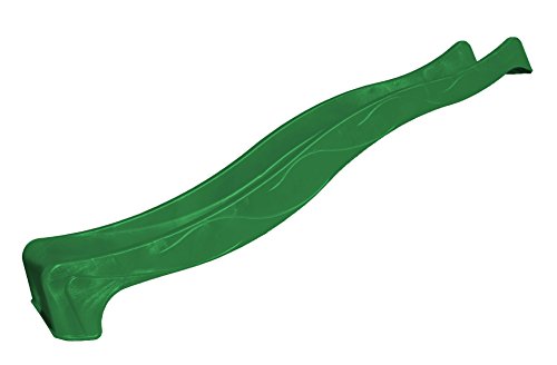Ondis24 Wellenrutsche 300cm Anbaurutsche mit Wasseranschlussmöglichkeit, ca. 3,00 m lang Grün von Ondis24