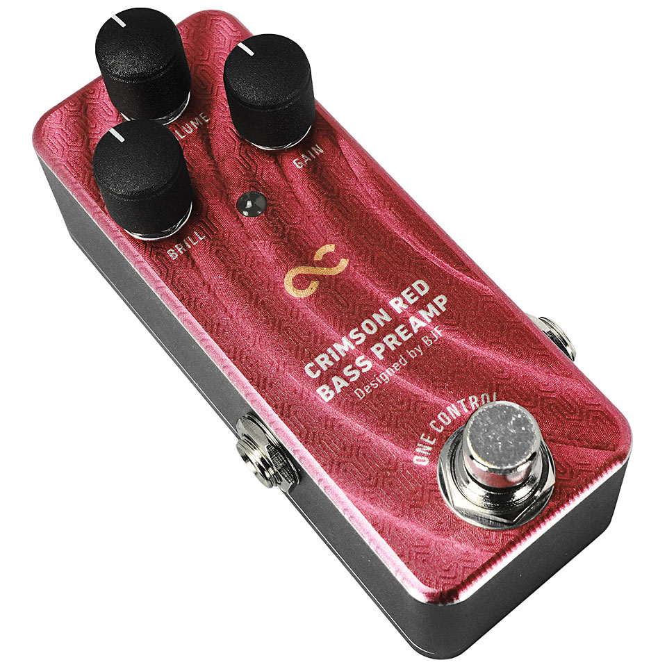 One Control Crimson Red NG Bass Preamp Effektgerät E-Bass von One Control