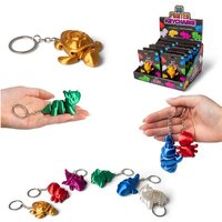 3D Printed Keychains Tierisch bunte Schlüsselanhänger, Display (= 12 Anhänger) von One For Fun