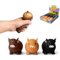 Squishy Highland Cow, 3-fach sortiert, Farbe nicht wählbar Squishy Highland Cow, 3-fach sortiert, Farbe nicht wählbar von One For Fun