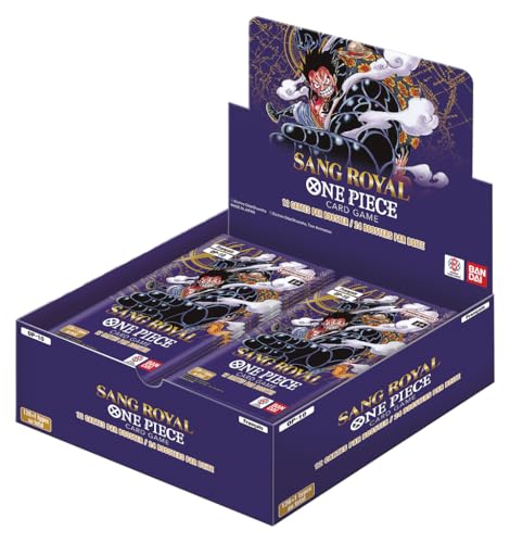 One Piece – Display/Box mit 24 Boosterpacks OP-10: Blut Royal – französische Version von One Piece Card Game