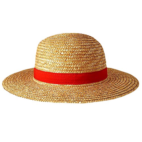 ONE PIECE - Monkey D. Ruffy Luffy Stroh-Hut Straw-Hat Anime Manga Cosplay Kostüm ONE PIECE - Monkey D. Ruffy Luffy Stroh-Hut Straw-Hat Anime Manga Cosplay Kostüm von Qingsun
