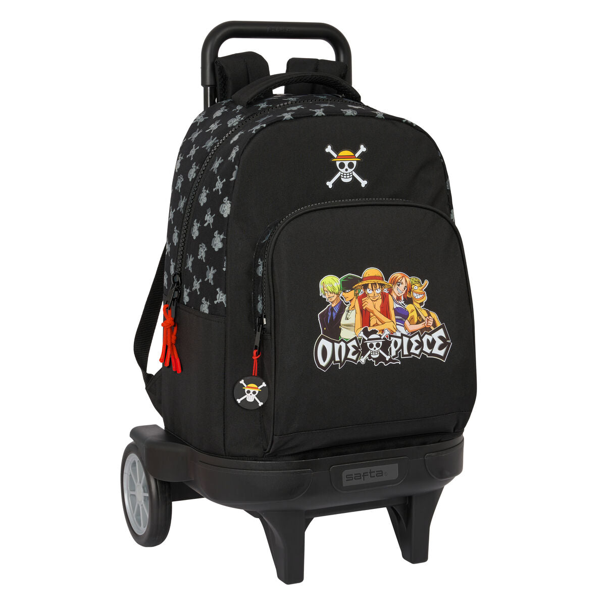 Schulrucksack mit Rädern One Piece Schwarz 33 x 45 x 22 cm Schulrucksack mit Rädern One Piece Schwarz 33 x 45 x 22 cm von One Piece