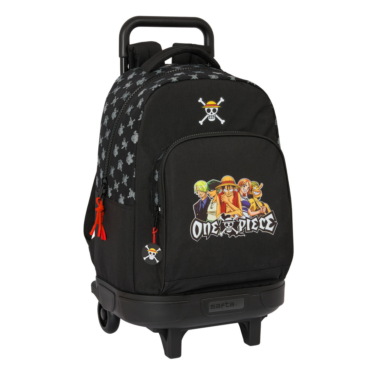 Schulrucksack mit Rädern One Piece Schwarz 33 x 45 x 22 cm Schulrucksack mit Rädern One Piece Schwarz 33 x 45 x 22 cm von One Piece