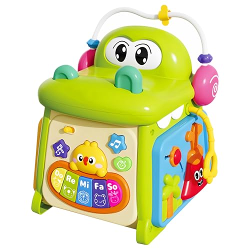 OneNine Motorikwürfel 6 in 1 Aktivitätswürfel Spielzeug ab 1 2 3 4 Jahr Geschenk, Activity Spiel Holz Motorikspielzeug Holzspielzeug Lernspielzeug für Klein Kinder Baby, Spielwürfel Baby OneNine Motorikwürfel 6 in 1 Aktivitätswürfel Spielzeug ab 1 2 3 4 Jahr Geschenk, Activity Spiel Holz Motorikspielzeug Holzspielzeug Lernspielzeug für Klein Kinder Baby, Spielwürfel Baby von OneNine